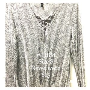 Sweater with bell sleeves